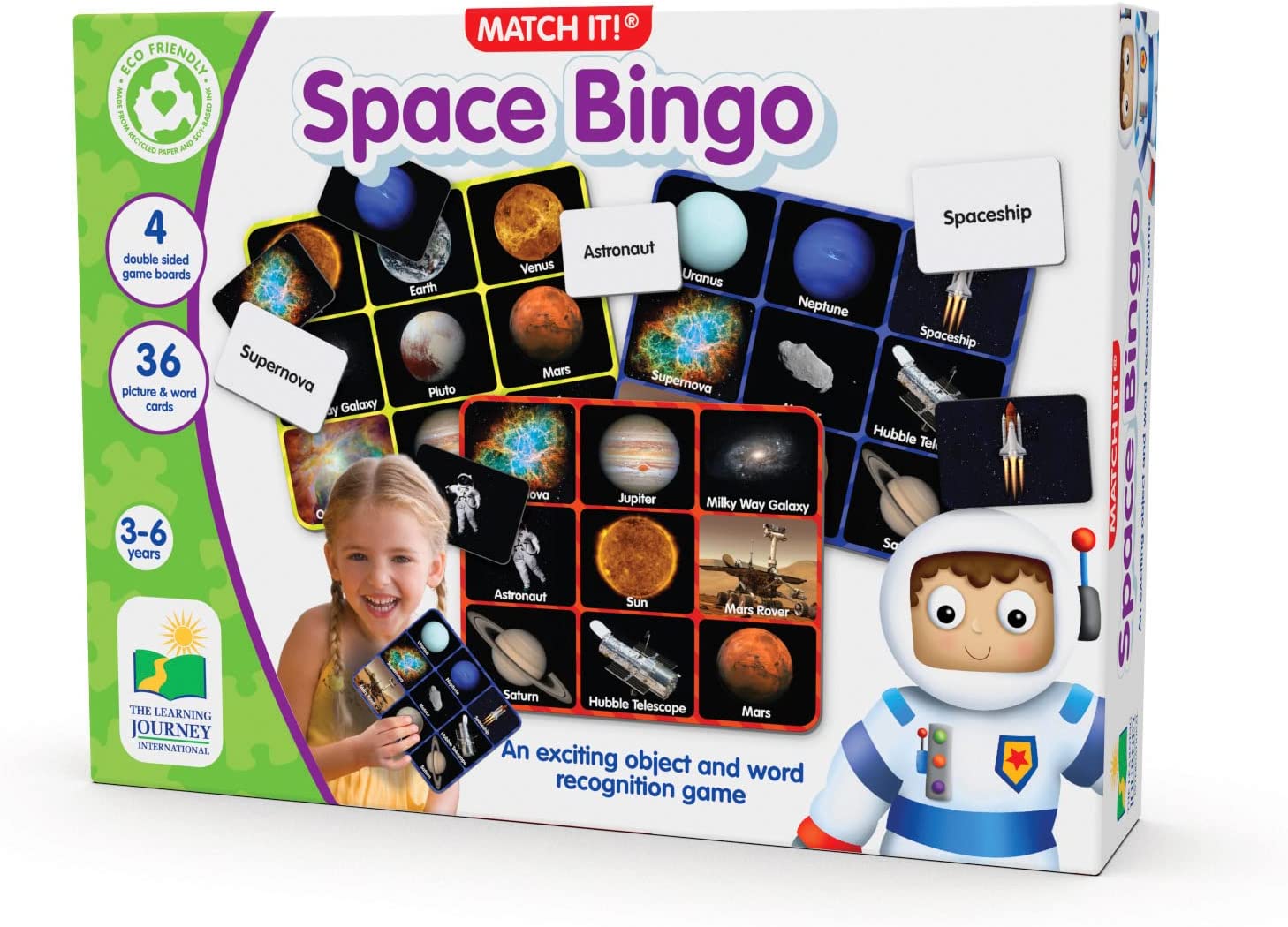 The Learning Journey Match It! Bingo (4 Designs) - Pupsik Singapore