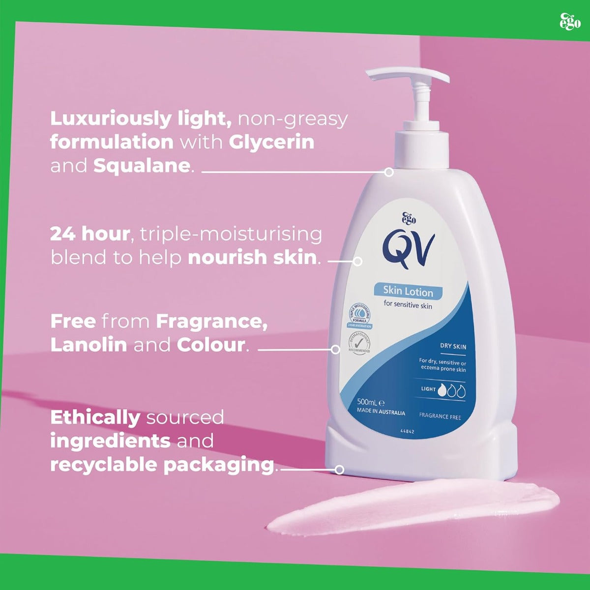 QV Skin Lotion, 500ml (Exp 10/28)