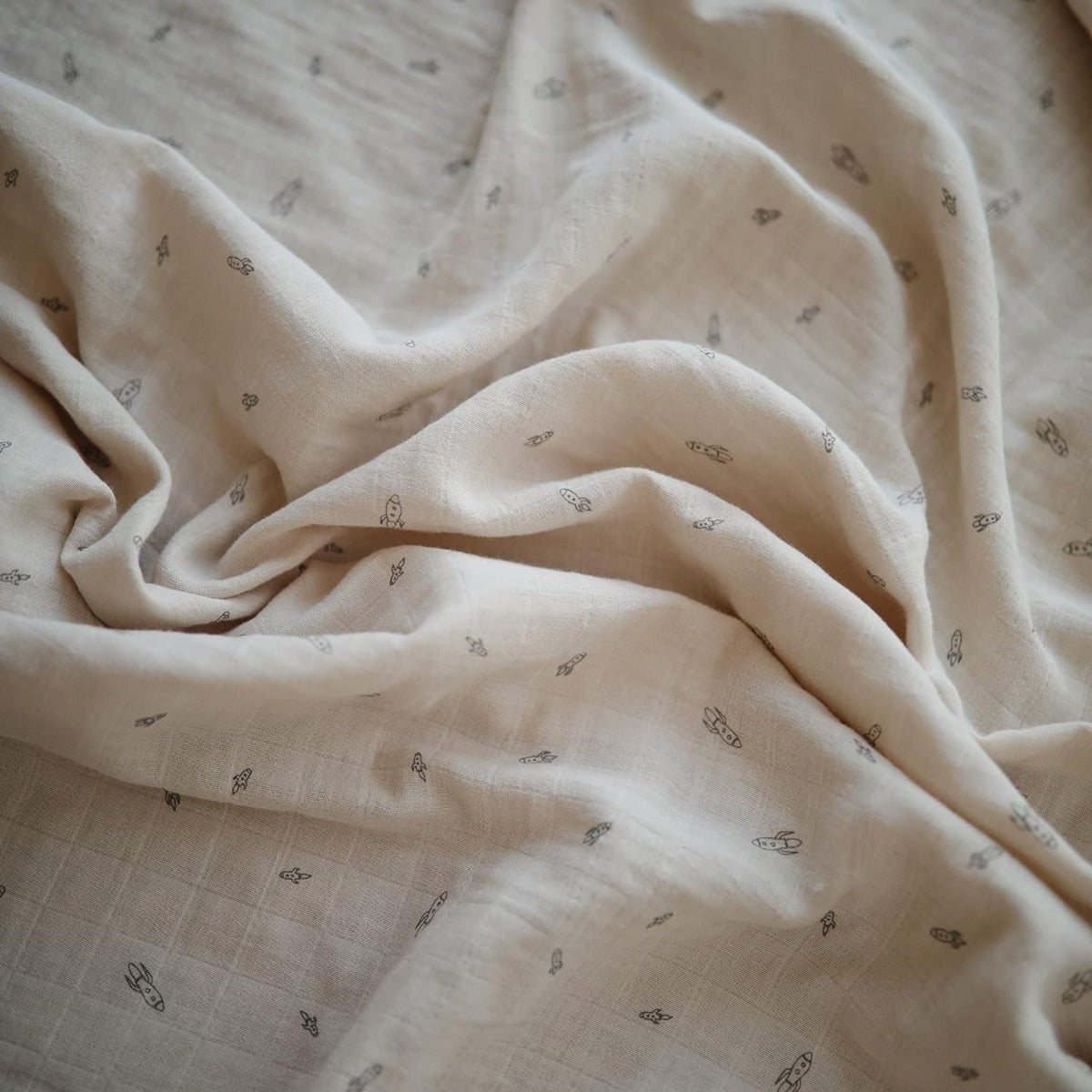 Mushie Muslin Baby Swaddle Blanket (14 designs) - Pupsik Singapore