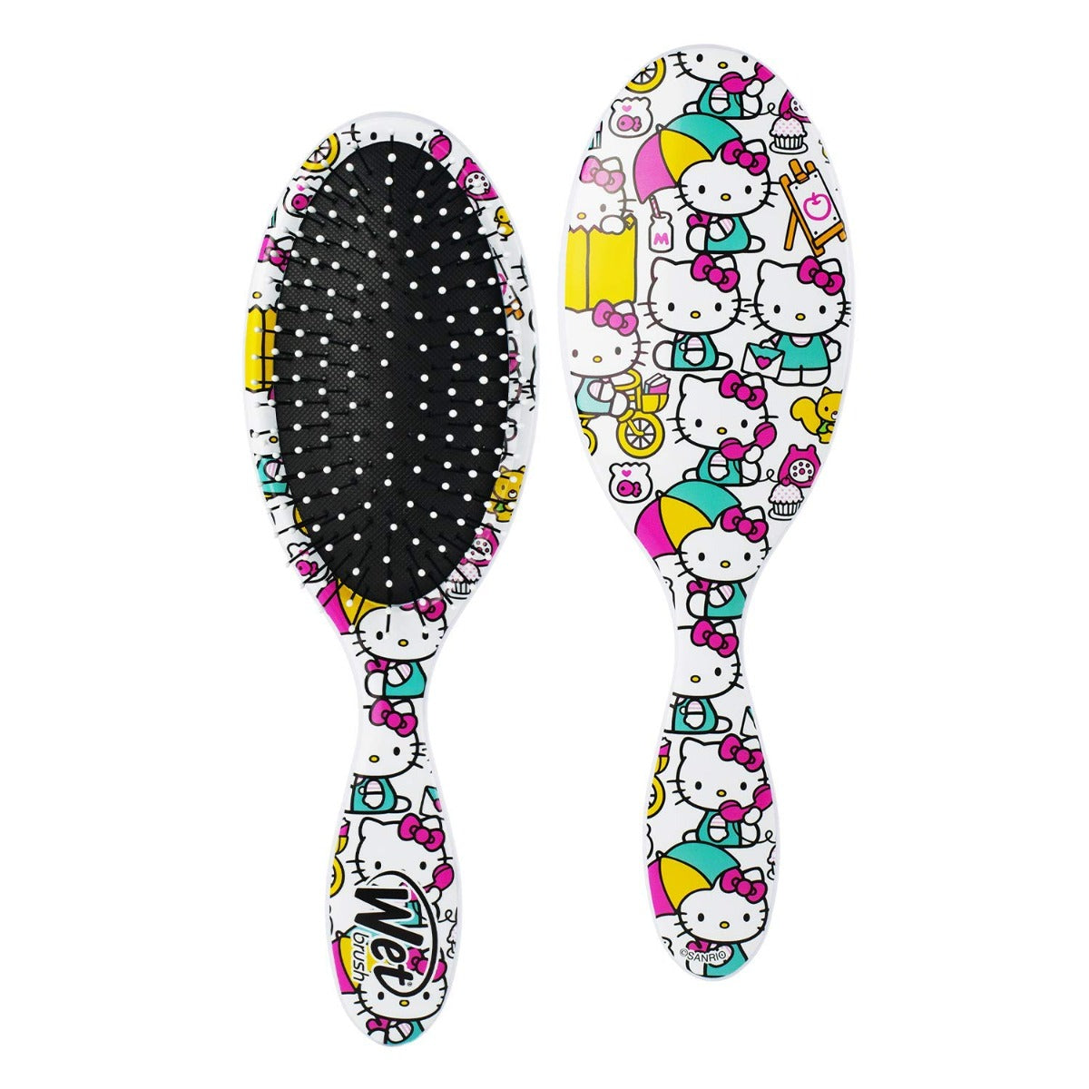 Wet Brush Detangler Brush Hello Kitty (2 Designs) - Pupsik Singapore