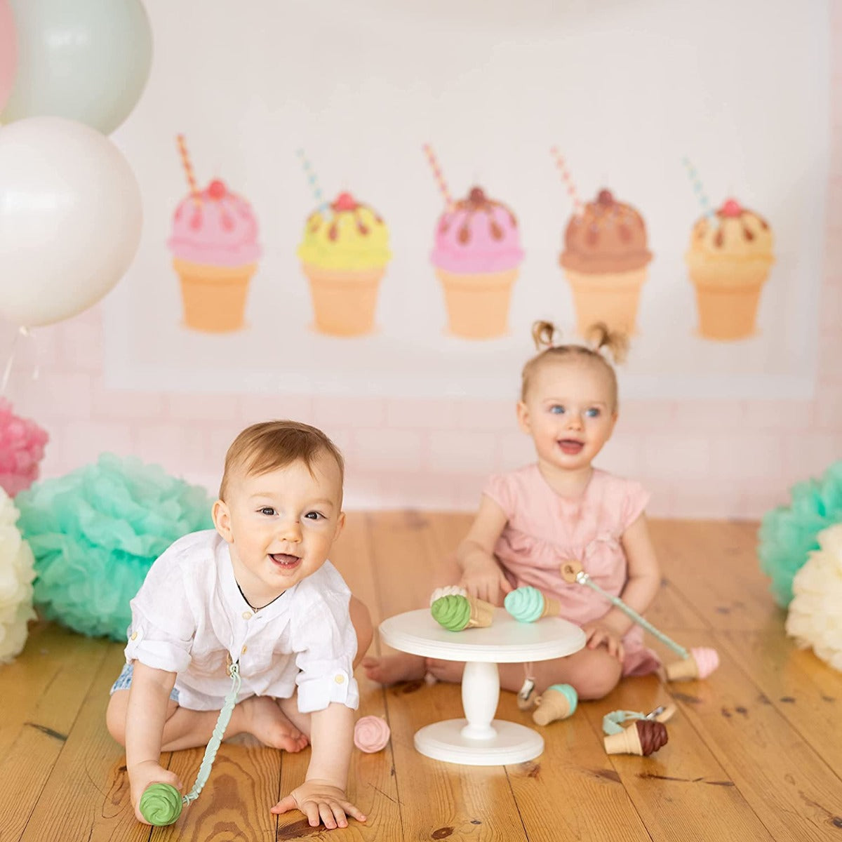 NatureBond Ice Cream Silicone Baby Teether (5 Colours) - Pupsik Singapore