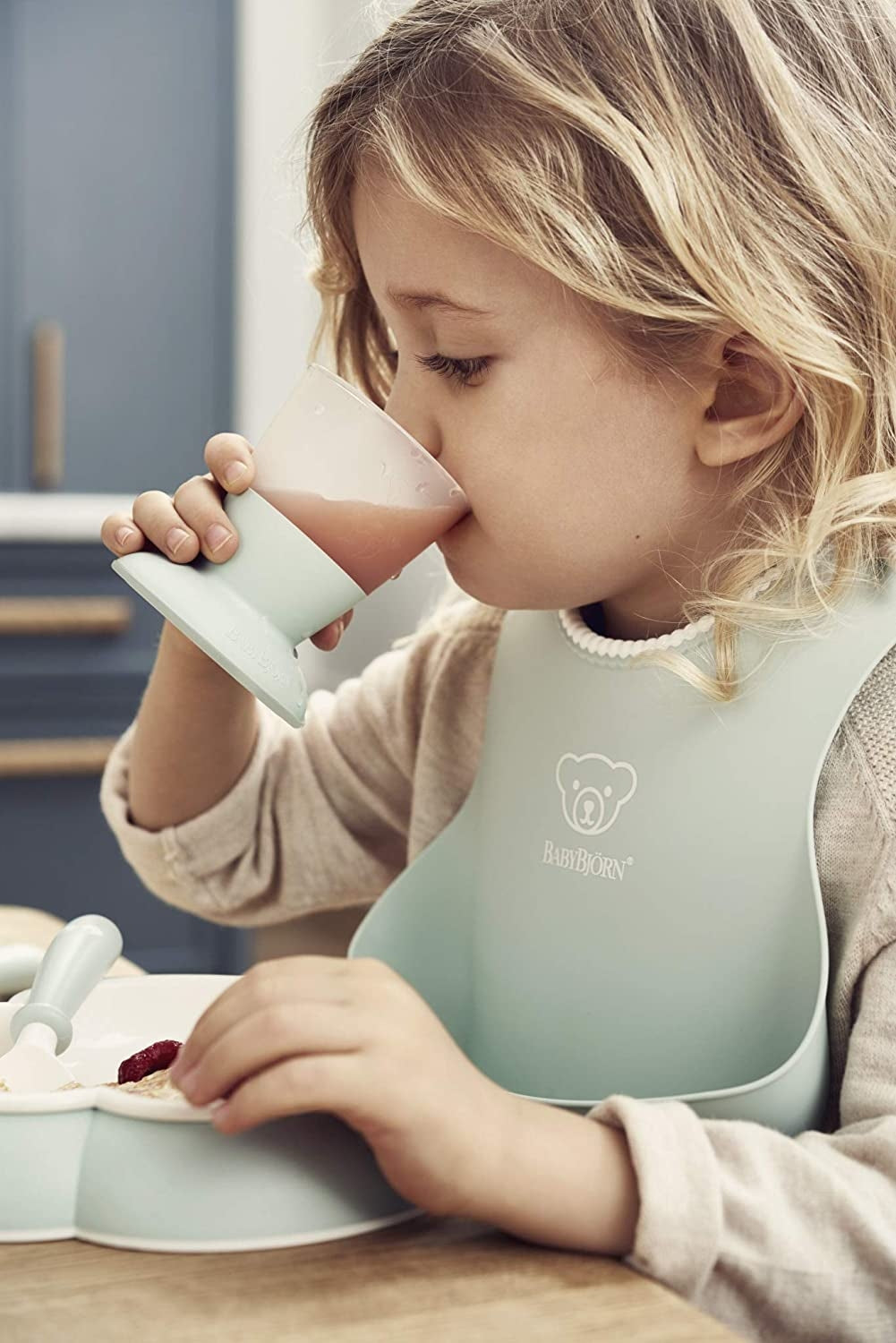 Baby Bjorn Baby Dinner Set (2 Colours) - Made in Sweden - Pupsik Singapore