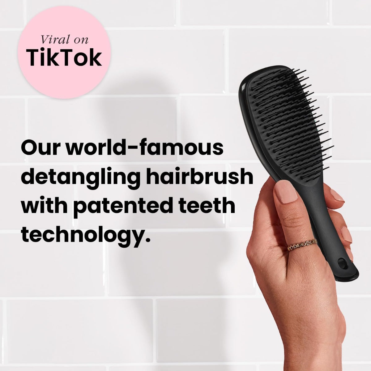 Tangle Teezer The Ultimate Detangler Mini Hairbrush, Straight & Curly (11 Colors) - Pupsik Singapore