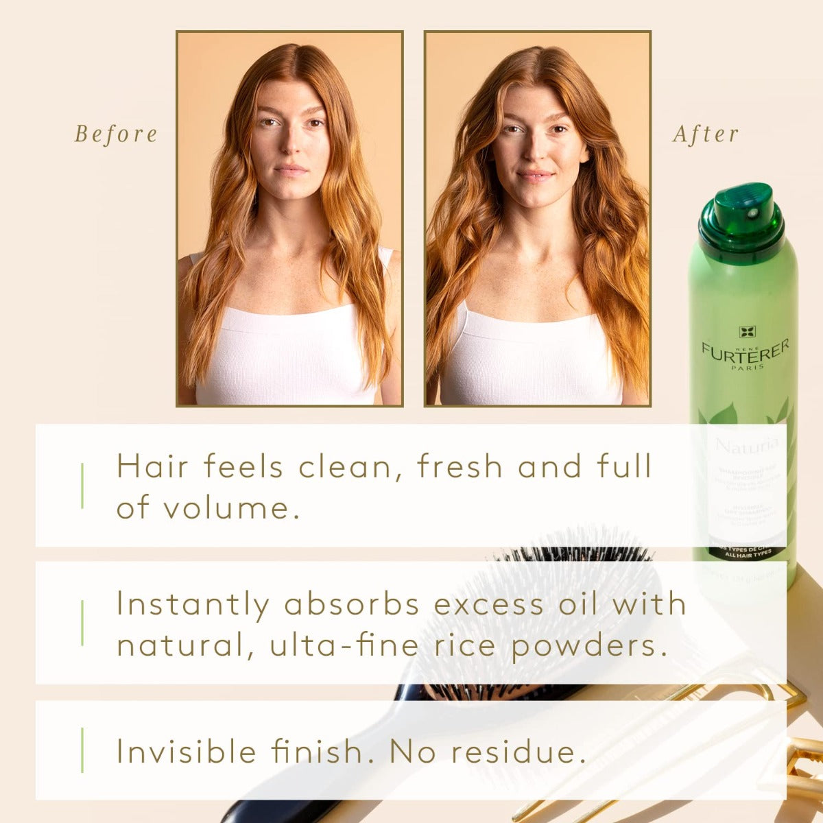 Rene Furterer NATURIA Invisible Dry Shampoo, 200ml