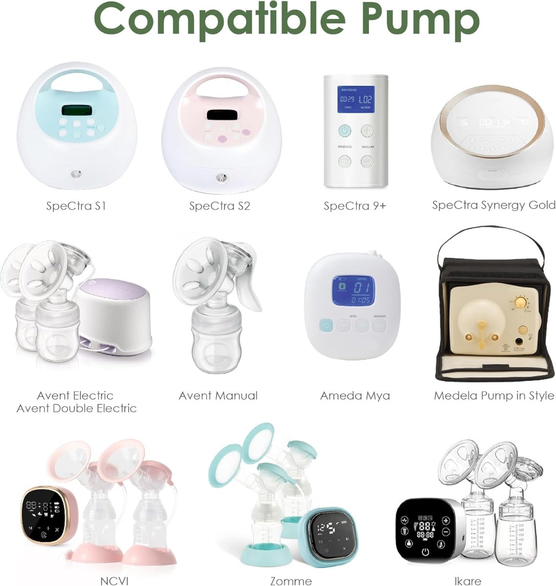 Maymom 2nd Gen Duckbill Valve for Avent & Spectra, 6pcs (2 colors)