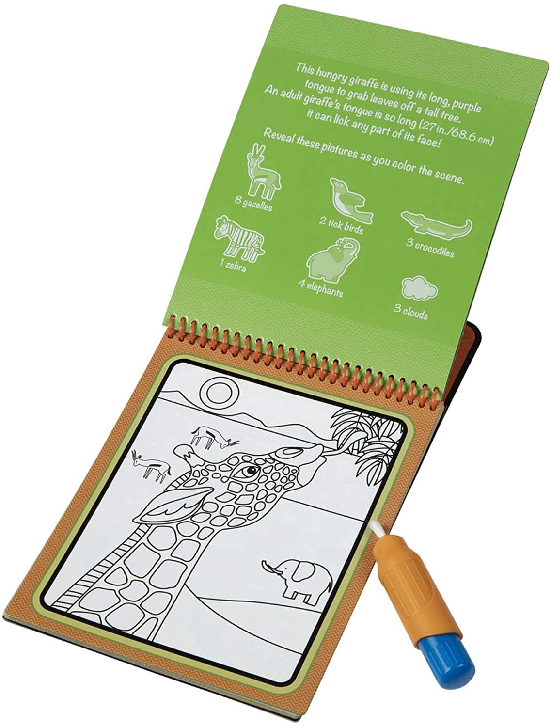 Melissa & Doug Water Wow! Brush Colouring Pad (13 Types) - Pupsik Singapore
