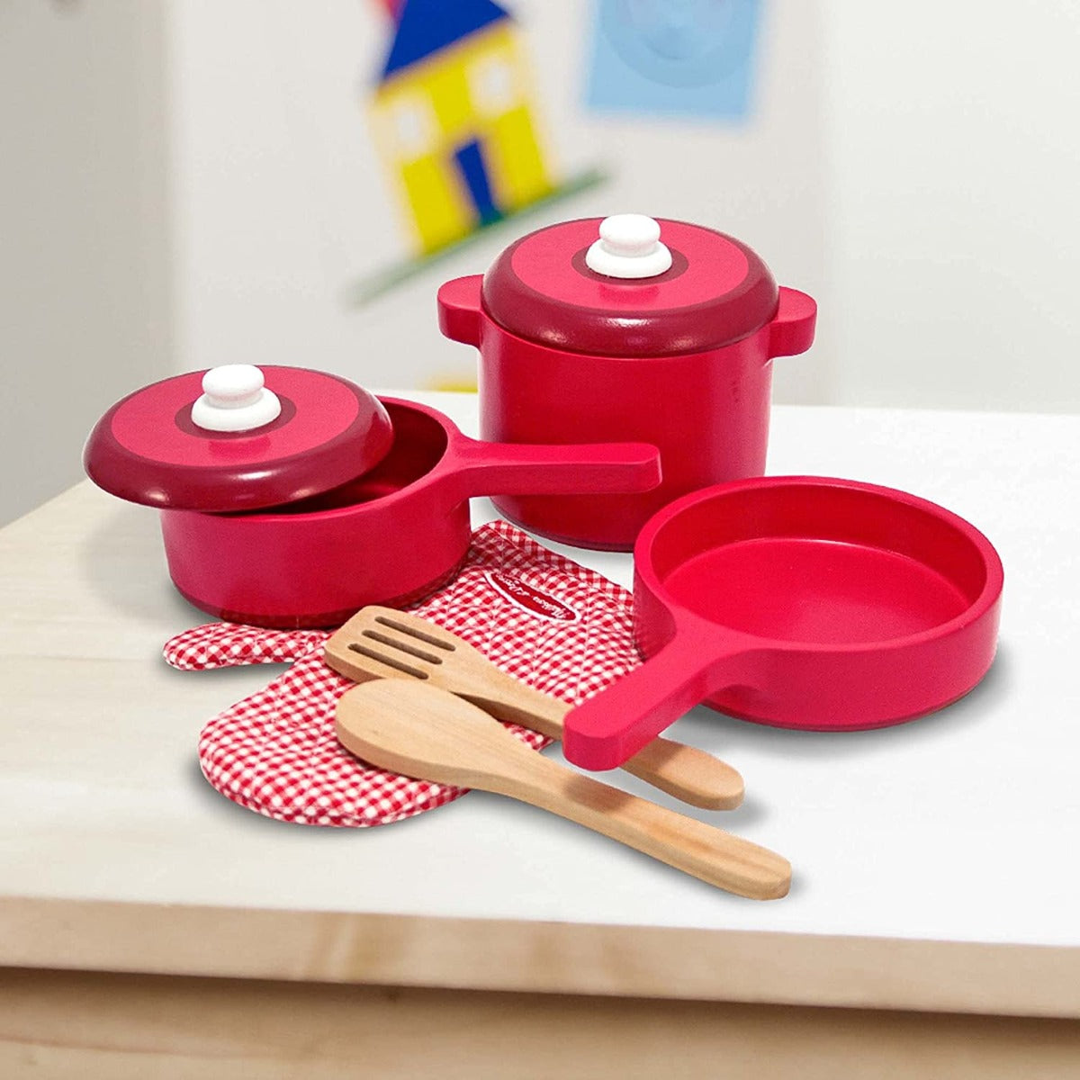 Melissa & Doug Pots and Pans Play Kitchen Accessory Set