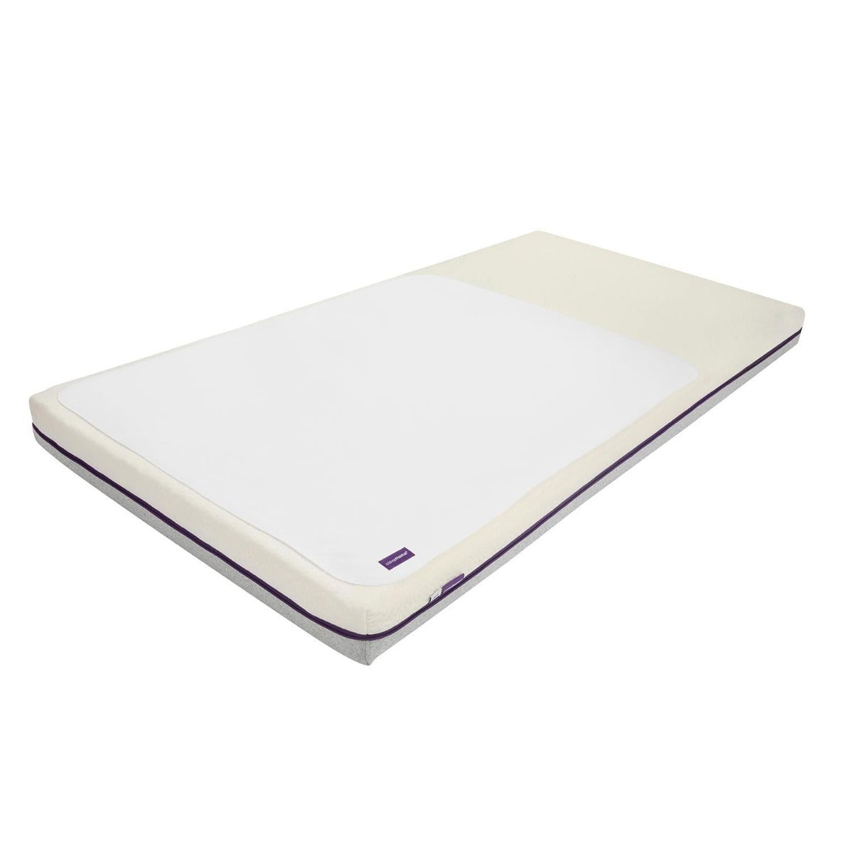 Clevamama Brushed Cotton Toilet Training Sleep Mat 70x90cm - White