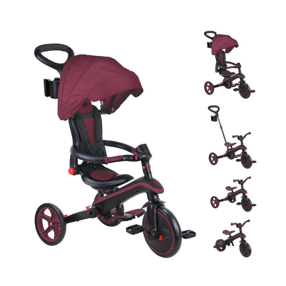 Globber Explorer Trike Foldable 4-in-1 (6 Colors)