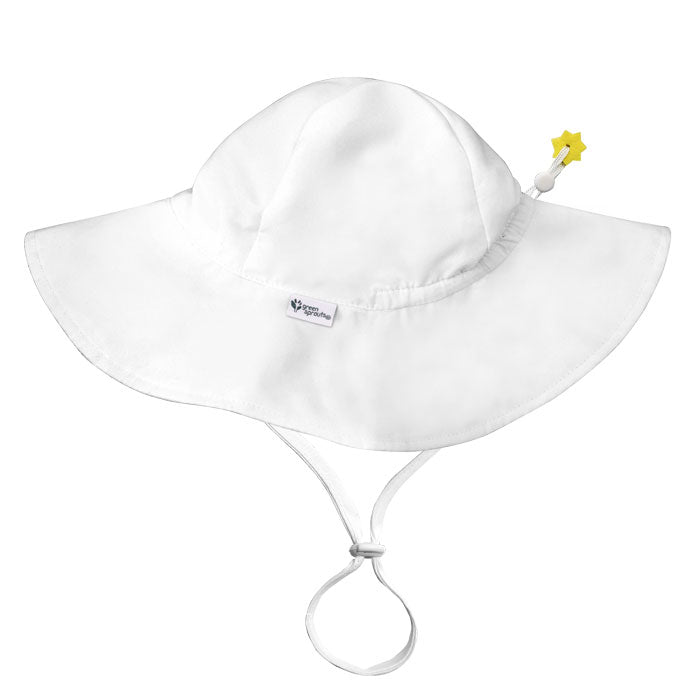 Green Sprouts UPF 50+ Eco Brim Hat - White