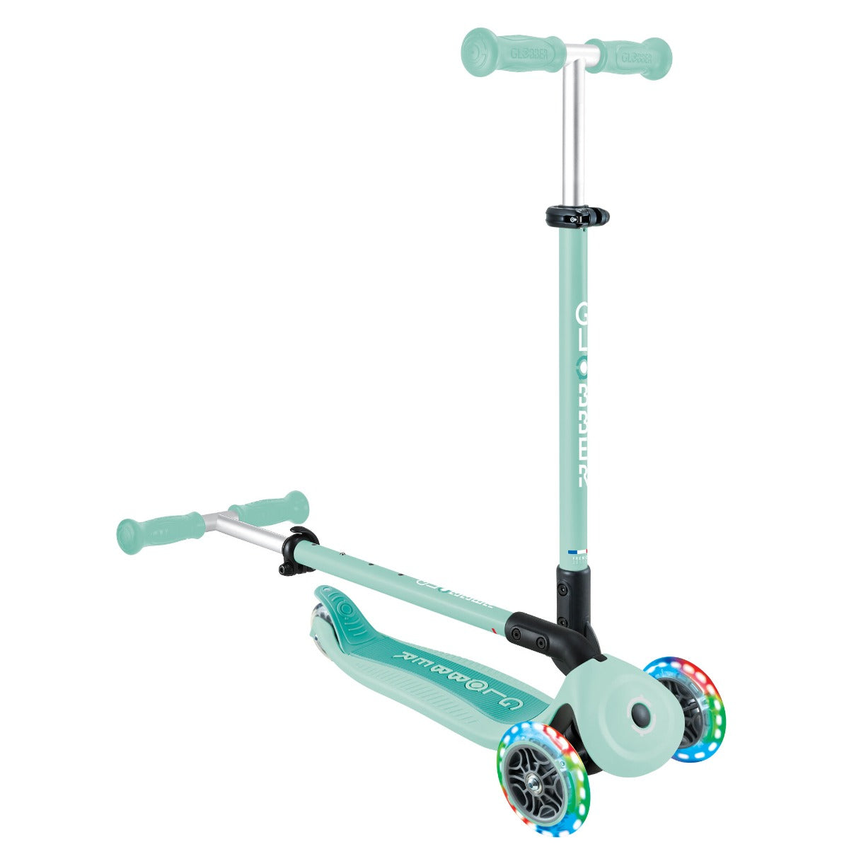 Globber GO•UP Active Lights Foldable Convertible Scooter (2 Colors)