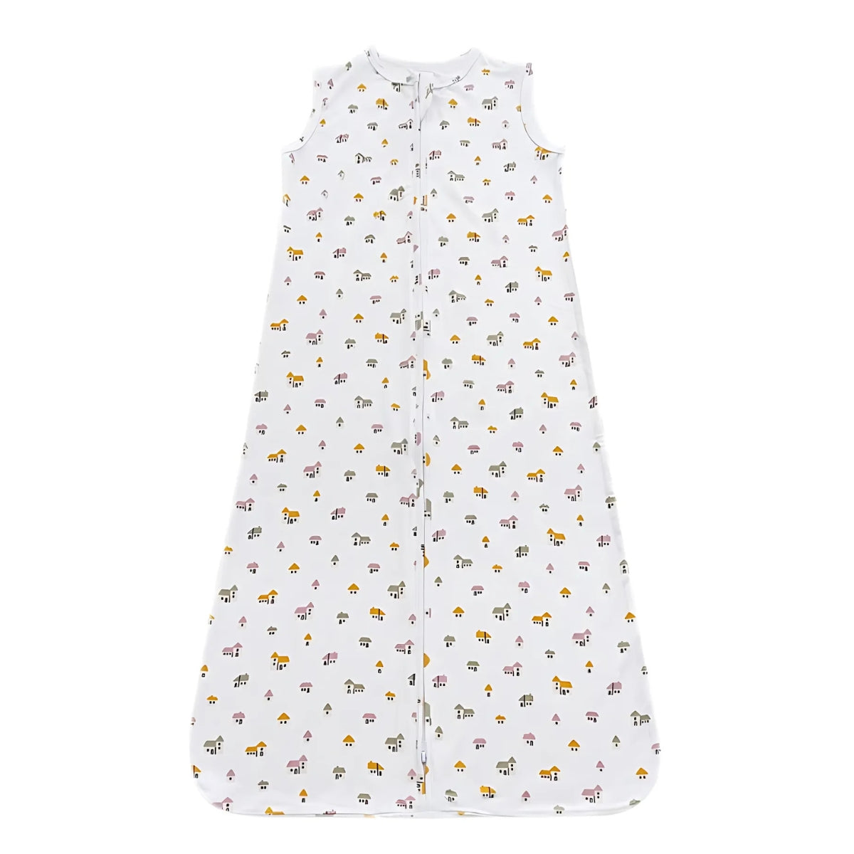 A, Apple Pie Bamboo Baby Sleep Sack - Tiny Houses (2 Sizes)
