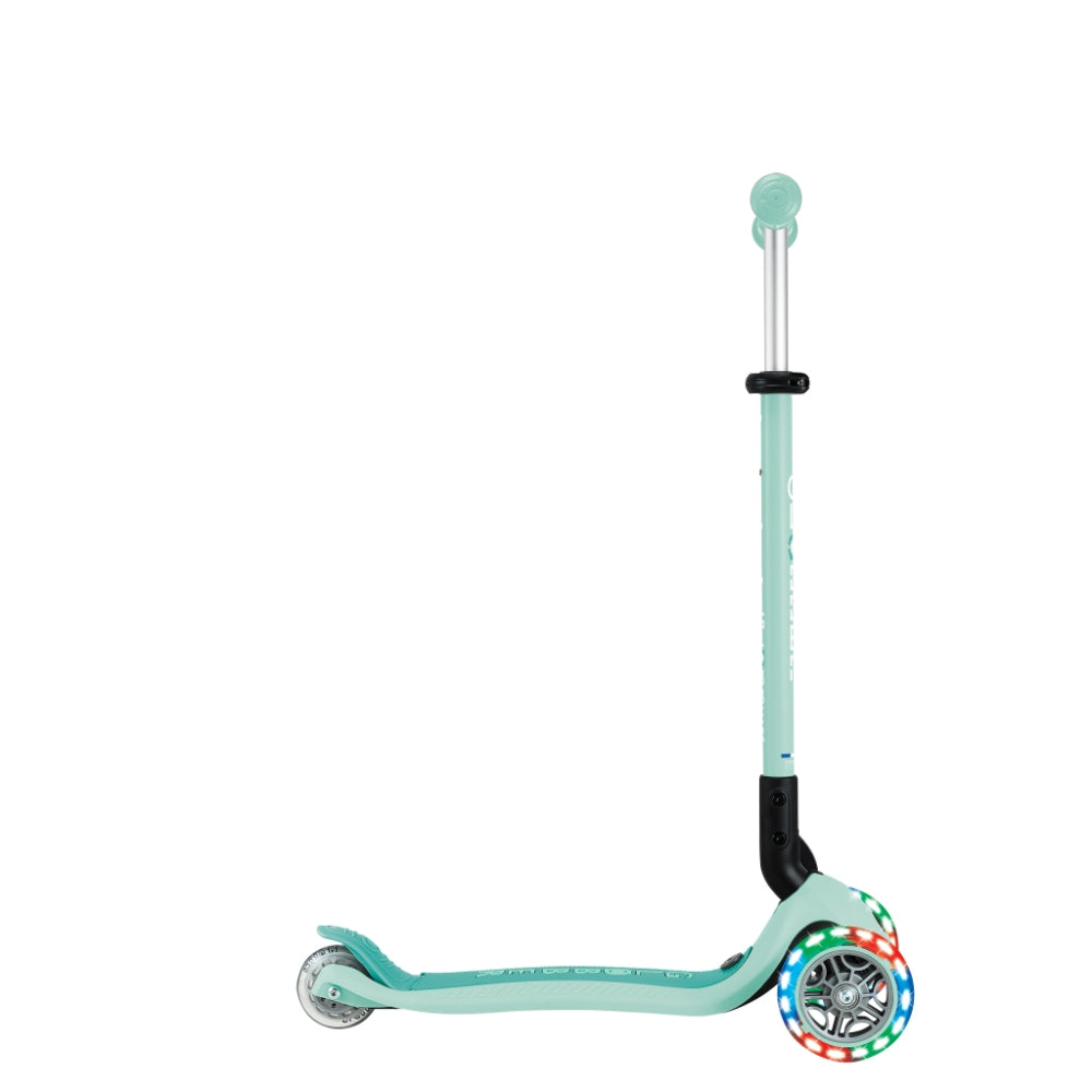 Globber GO•UP Active Lights 360° Foldable Convertible Scooter (LED Wheels) - Mint