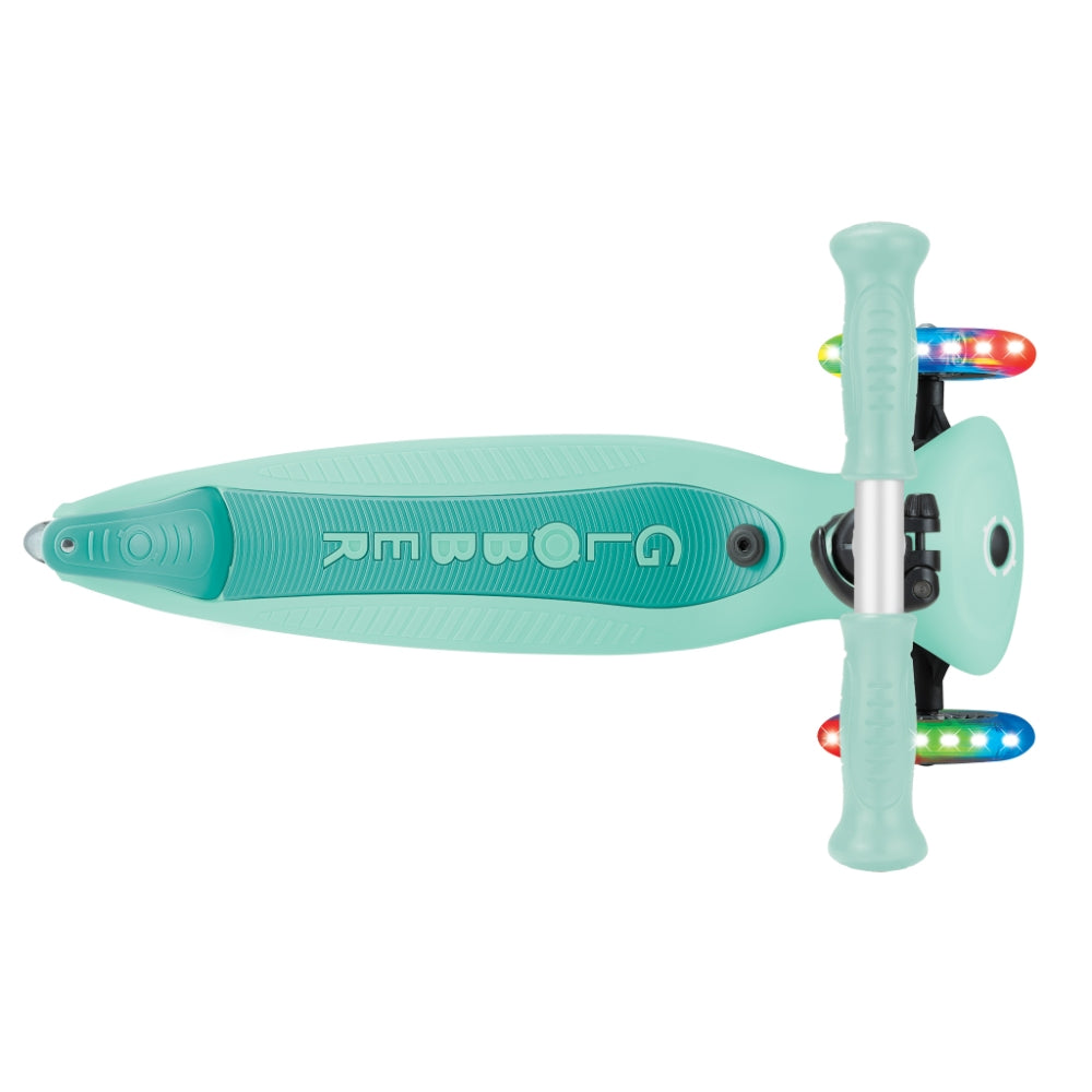 Globber GO•UP Active Lights 360° Foldable Convertible Scooter (LED Wheels) - Mint