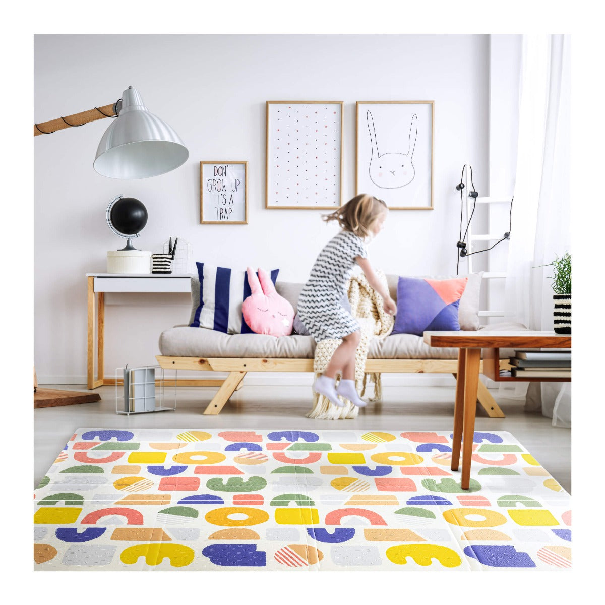 Oribel PurePlay Antibac Foldable Playmat - 150 x 200cm (2 Designs)