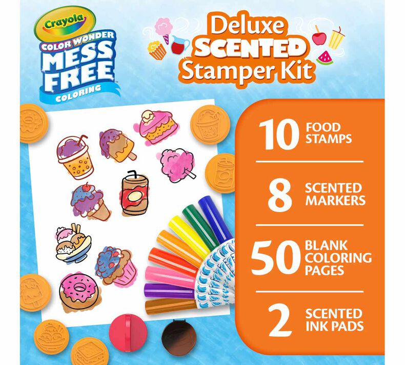 Crayola Color Wonder Mess Free Deluxe Scented Stampers Kit