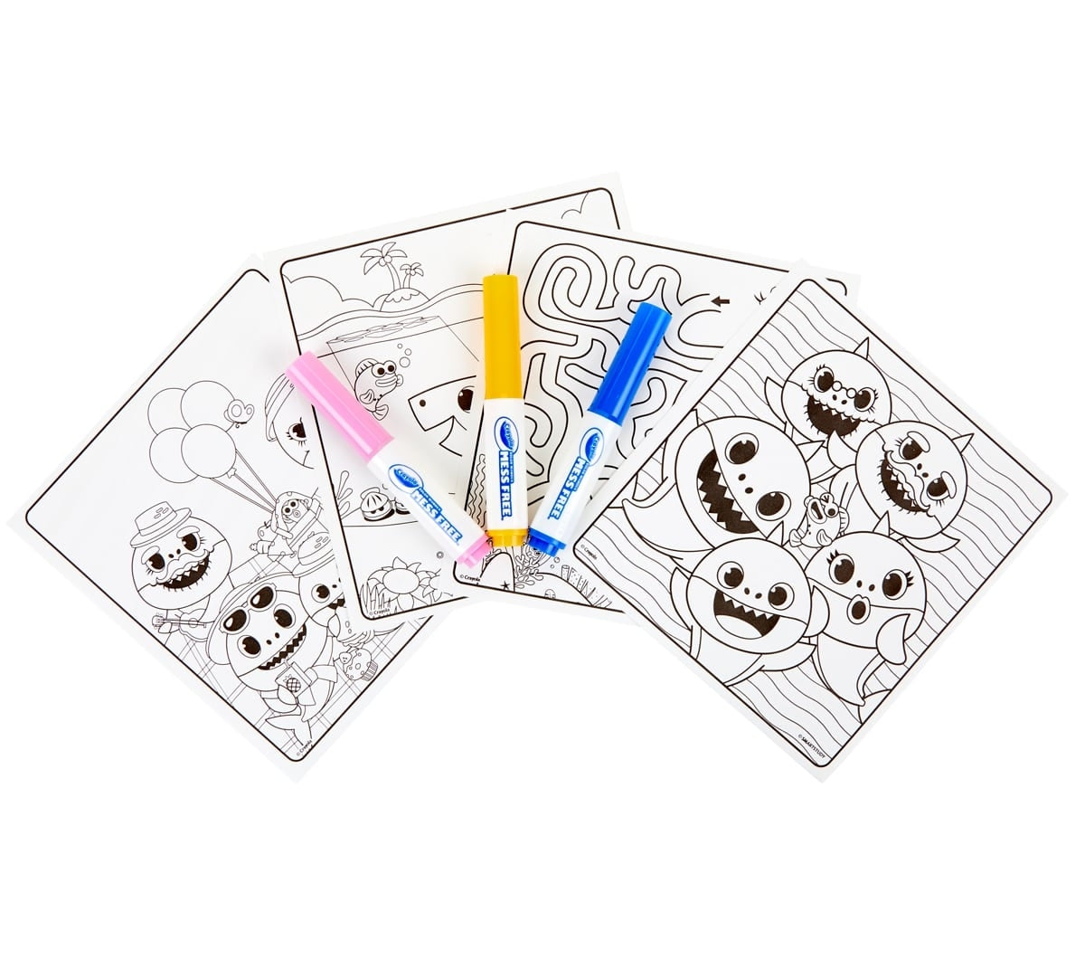 Crayola Color Wonder Mess Free Coloring Activity Pad (4 Designs) - Pupsik Singapore