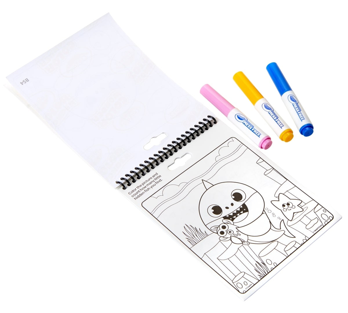 Crayola Color Wonder Mess Free Coloring Activity Pad (4 Designs) - Pupsik Singapore