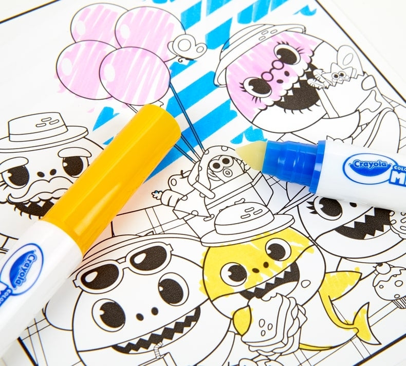 Crayola Color Wonder Mess Free Coloring Activity Pad (4 Designs) - Pupsik Singapore