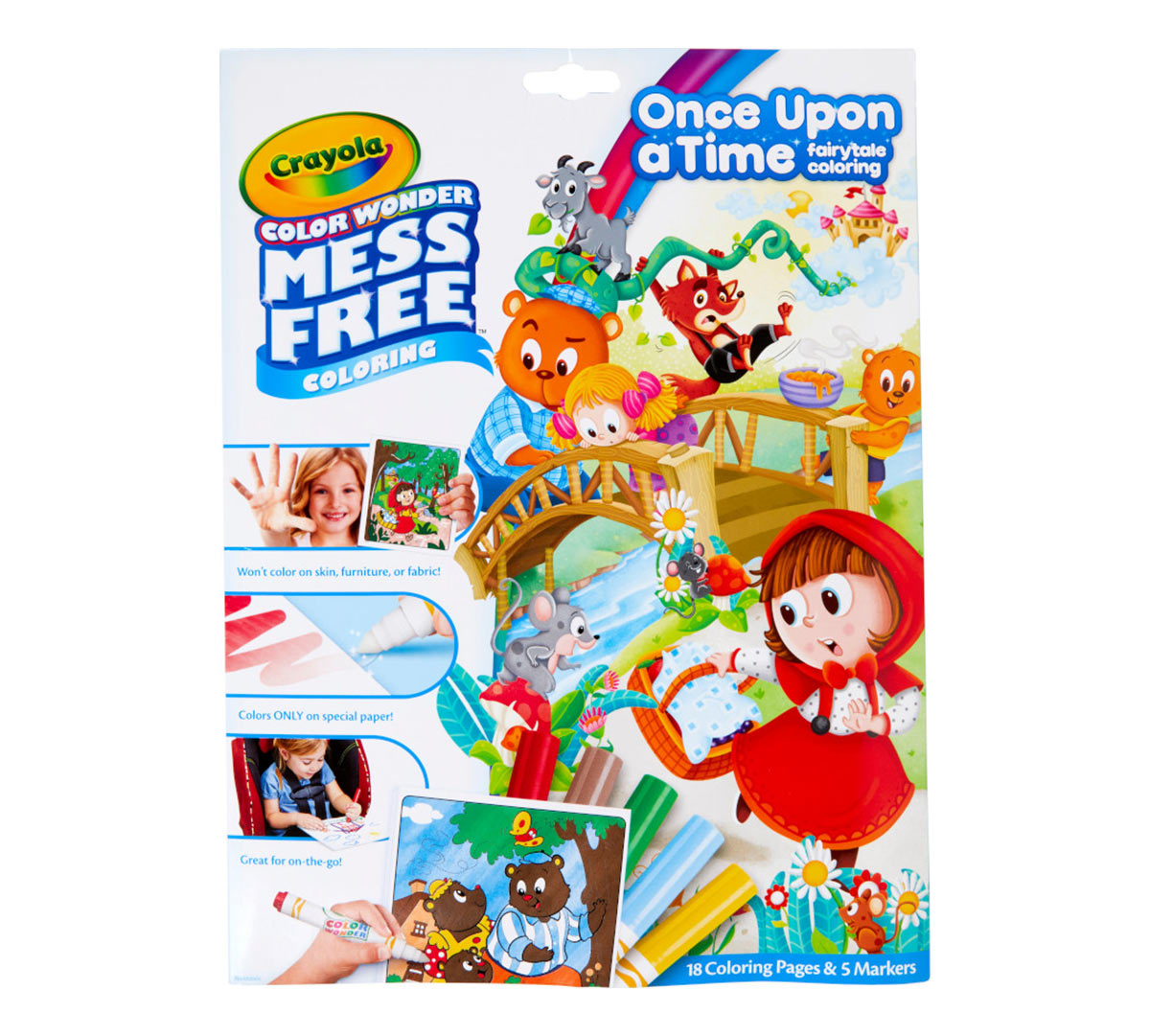 Crayola Color Wonder Mess Free Coloring Pad & Markers (5 Designs)