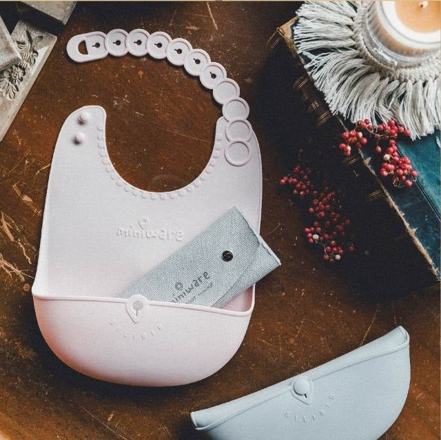 Miniware Silibib Silicone Bib (2 Colours) - Pupsik Singapore