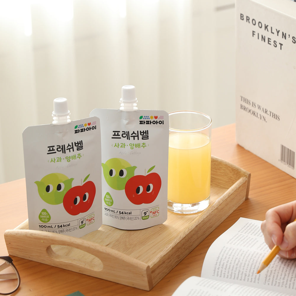Freshbell 100% NFC Apple Cabbage Juice, 100ml (Exp 12/25)