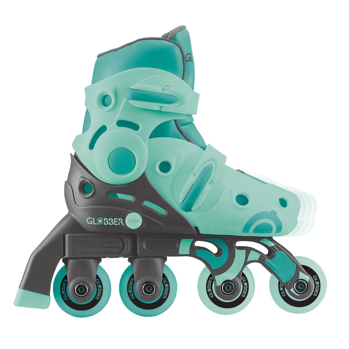 Globber Learning Skates 2-in-1 - Mint (2 Sizes)