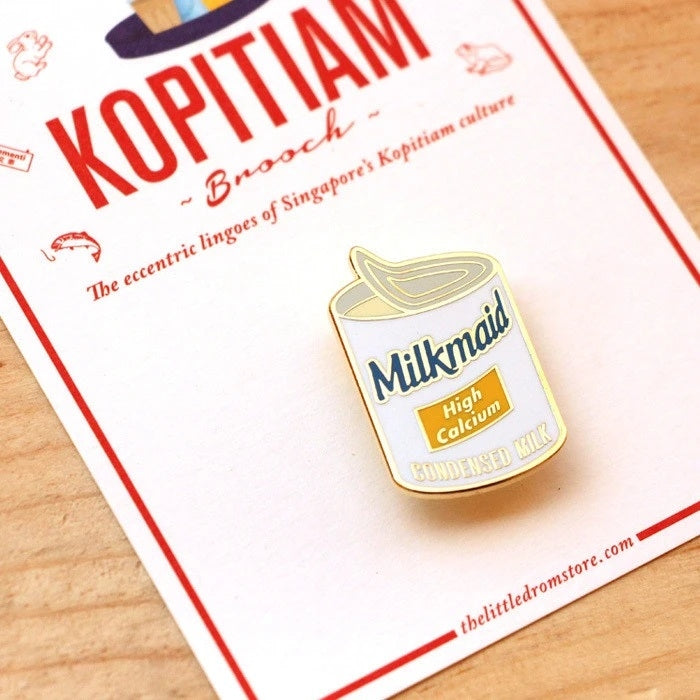 The Little Drom Store Kopitiam Pin - Milkmaid Condensed Milk