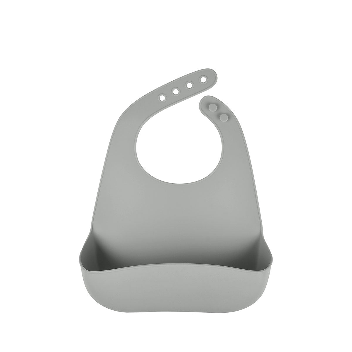 Biomom Silicone Peach-Shaped Baby Bib (5 Colors) - Pupsik Singapore