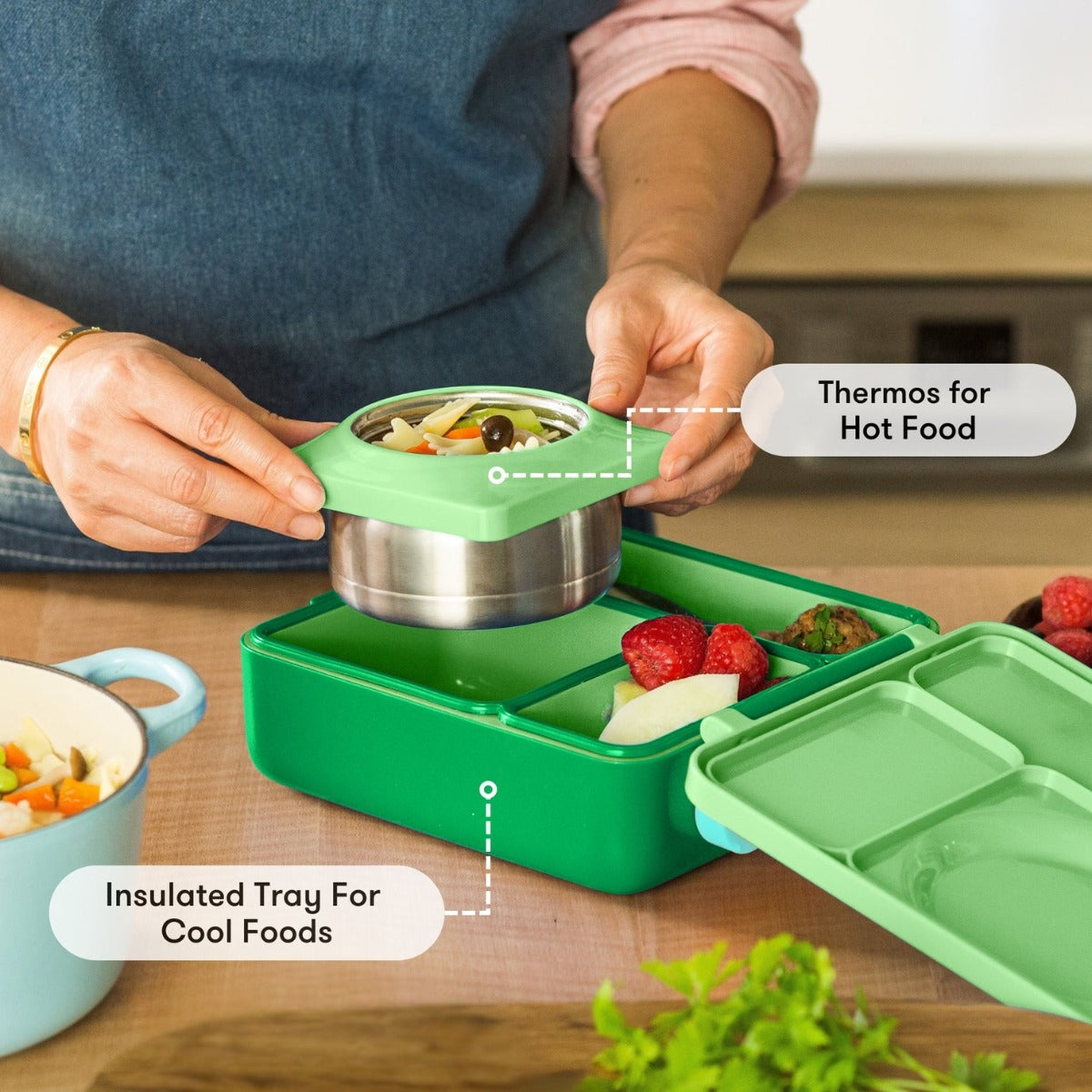 OmieBox Hot & Cold Insulated Bento Box (11 Colours)