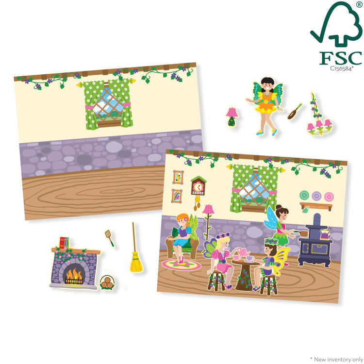 Melissa & Doug Reusable Sticker Pad (3 Themes) - Pupsik Singapore
