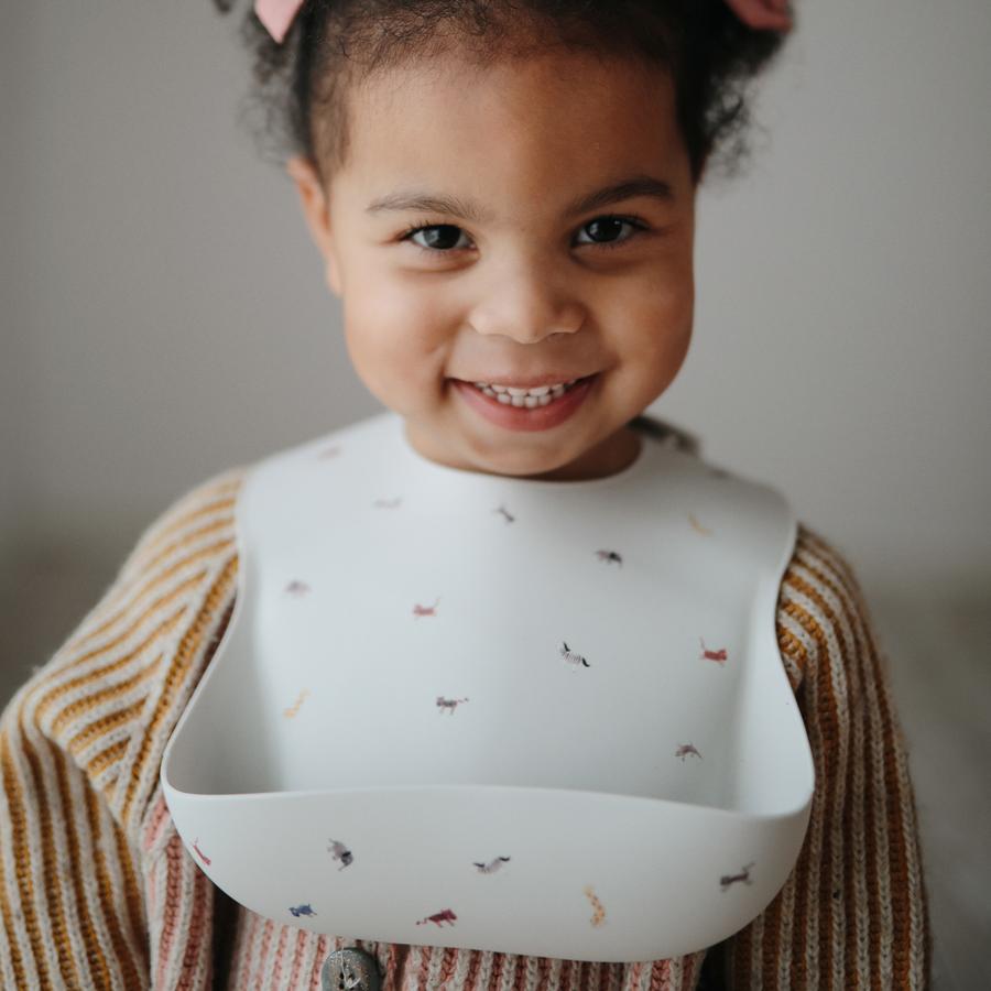 Mushie Silicone Baby Bib (40 designs) - Pupsik Singapore