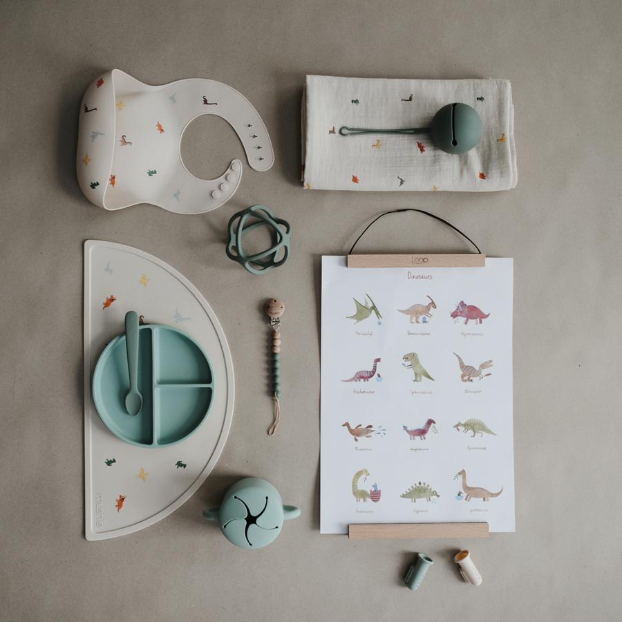 Mushie Silicone Baby Bib (40 designs) - Pupsik Singapore