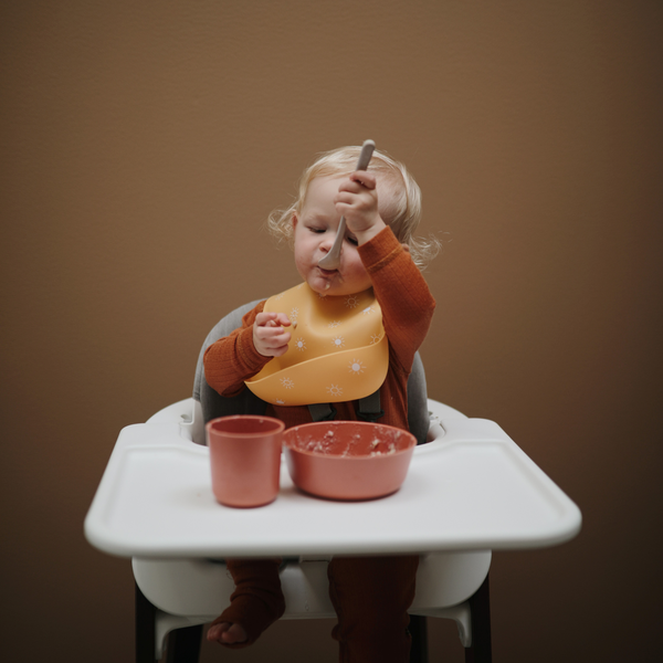Mushie Silicone Baby Bib (37 designs)