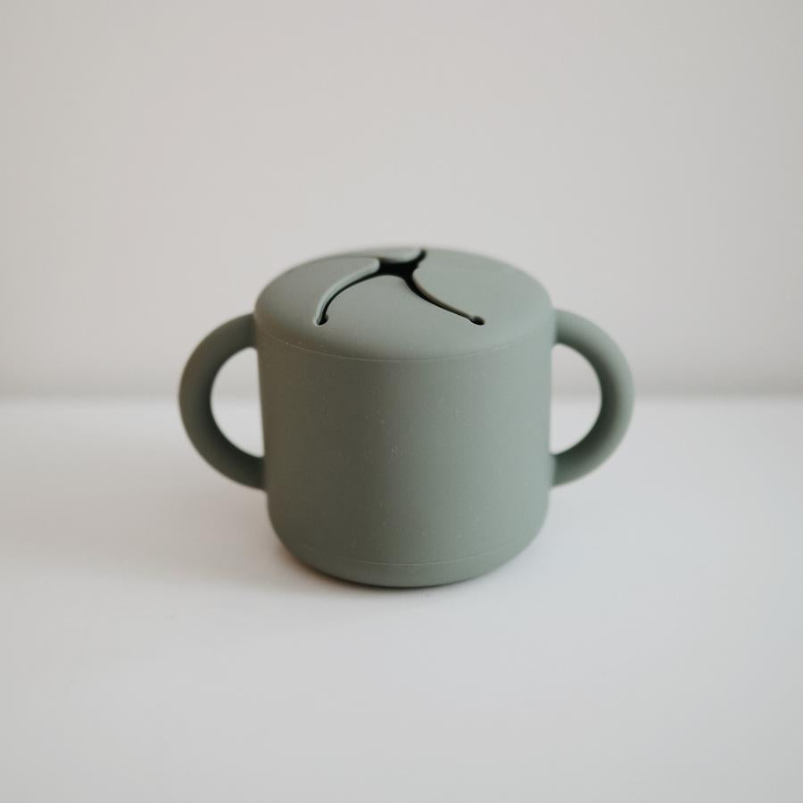 Mushie Silicone Snack Cup (14 Colours) - Pupsik Singapore