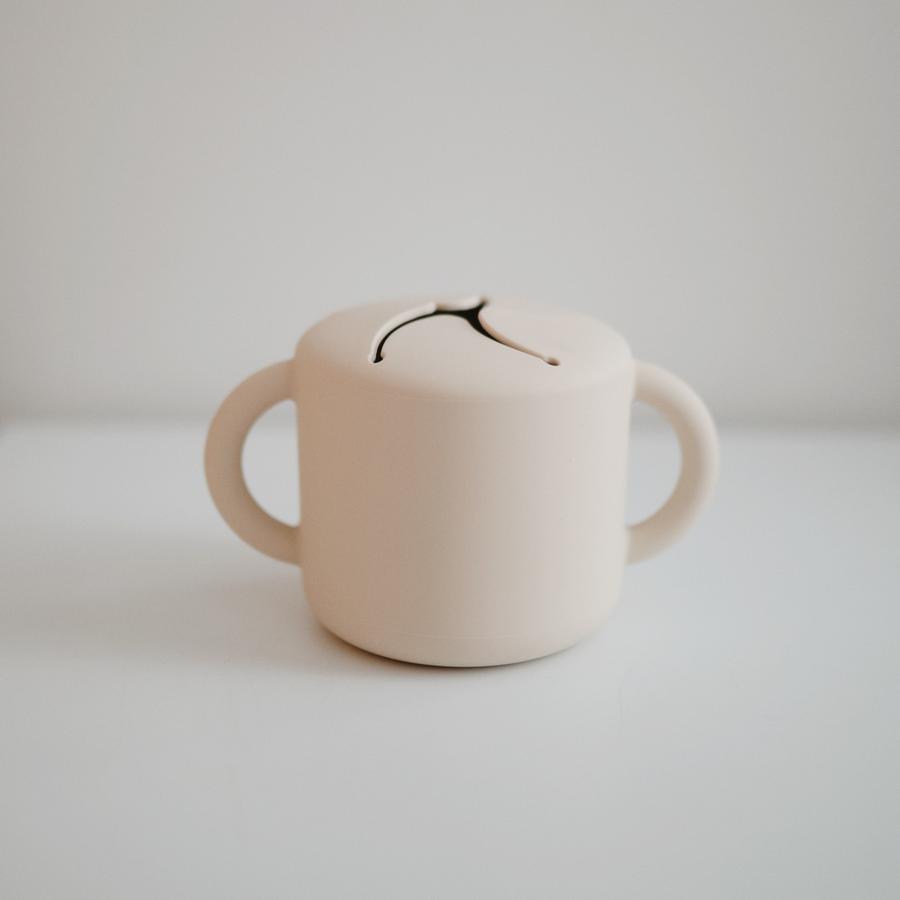 Mushie Silicone Snack Cup (14 Colours) - Pupsik Singapore