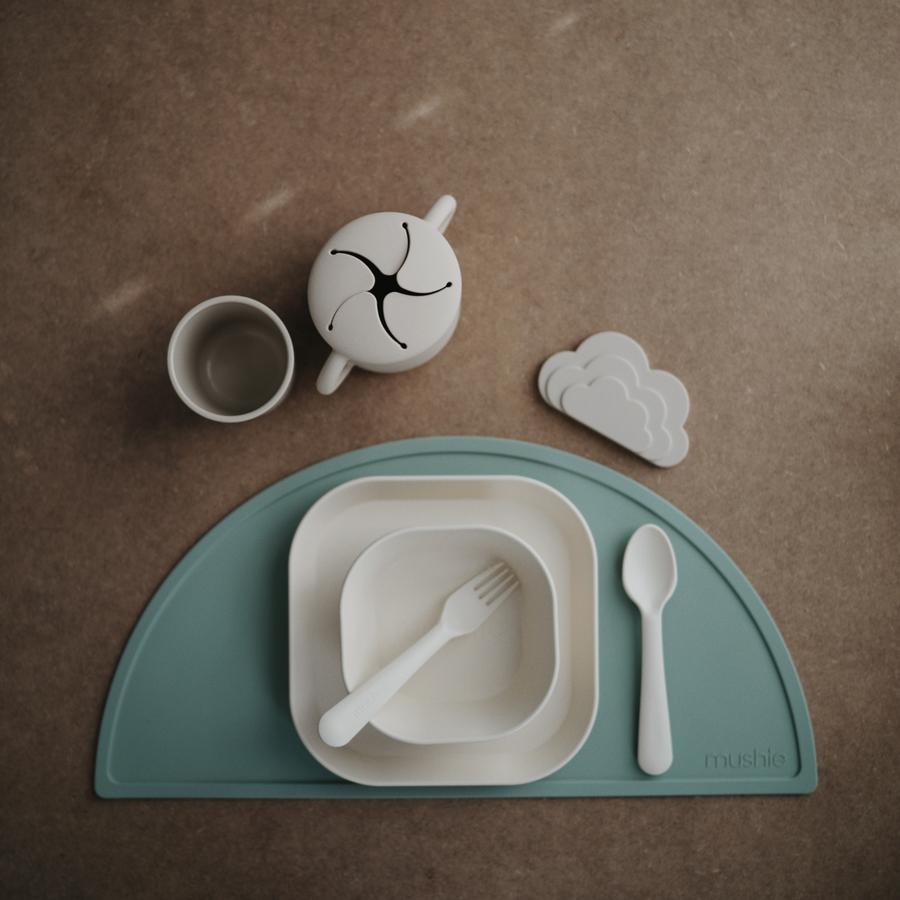 Mushie Baby Fork and Spoon Set (12 Colors) - Pupsik Singapore