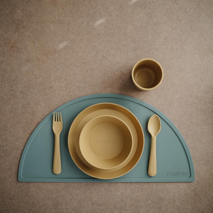 Mushie Baby Fork and Spoon Set (12 Colors)