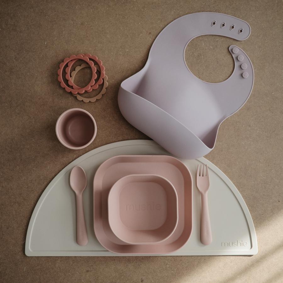 Mushie Baby Fork and Spoon Set (12 Colors) - Pupsik Singapore