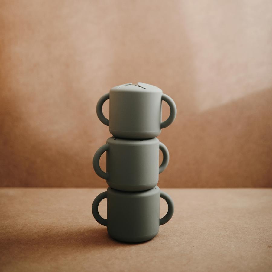Mushie Silicone Snack Cup (14 Colours) - Pupsik Singapore