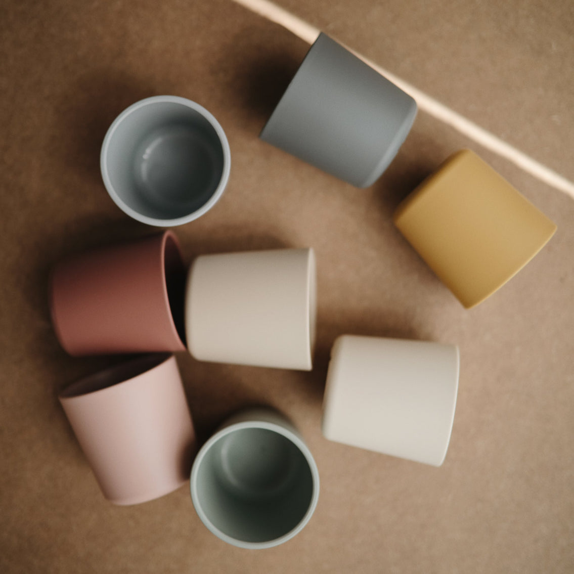 Mushie Baby Dinnerware Cup, 2pk - 225ml (9 Colours)