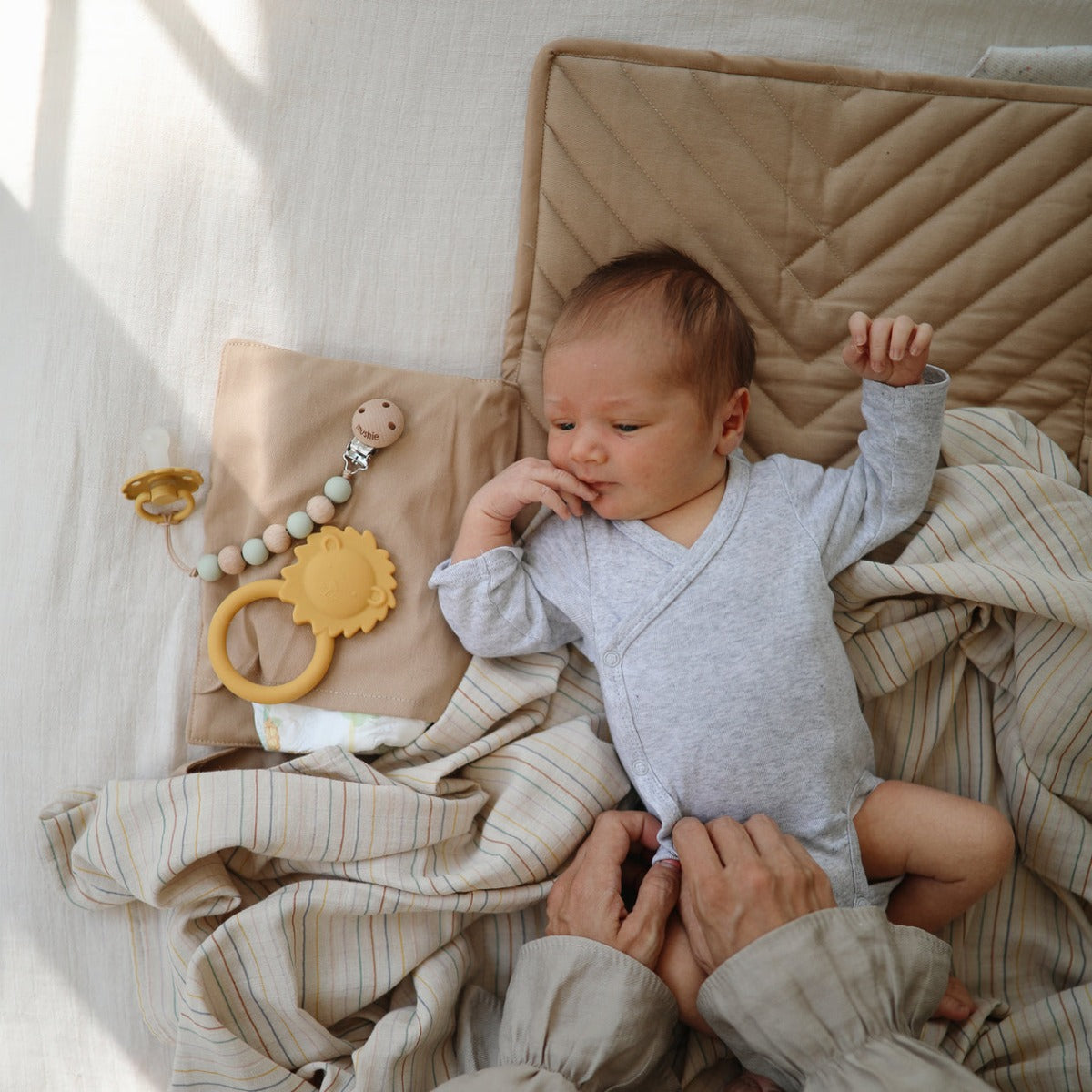 Mushie Silicone Animal Teether Ring (4 Designs) - Pupsik Singapore