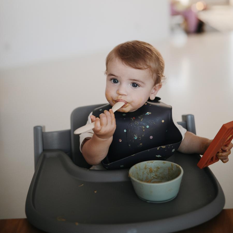 Mushie Silicone Baby Bib (40 designs) - Pupsik Singapore