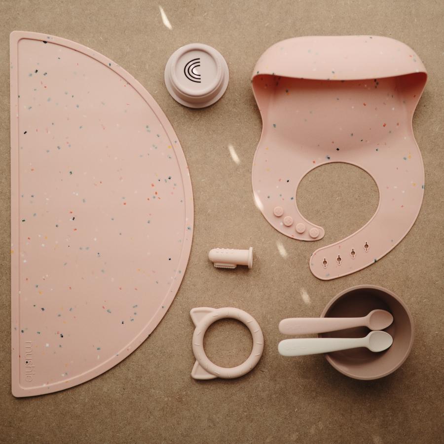 Mushie Silicone Baby Bib (40 designs) - Pupsik Singapore