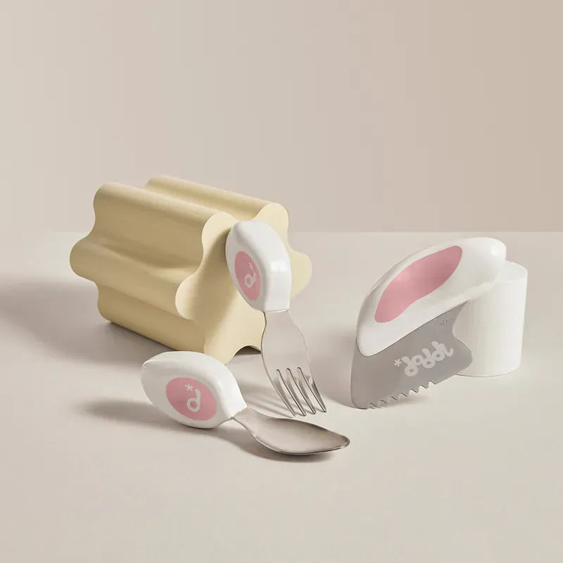 Doddl Toddler Knife, Fork & Spoon Set (12m+) - 4 Colors