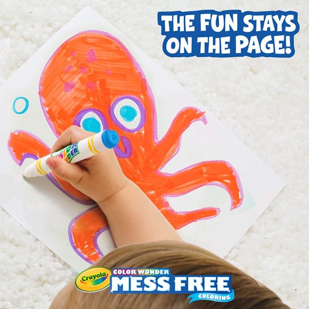 Crayola Color Wonder Mess Free Coloring Activity Pad (4 Designs)