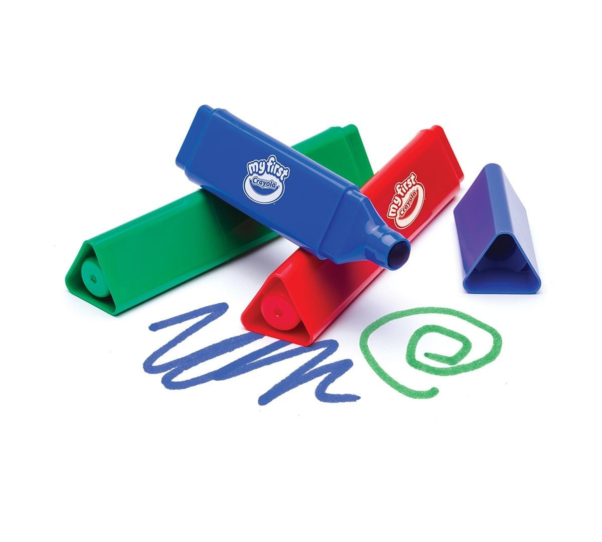 Crayola My First Washable Tripod Grip Markers (8pc)