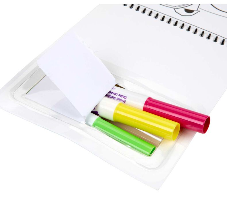 Crayola Color and Erase Reusable Activity Pad with Markers (3 Designs) - Pupsik Singapore