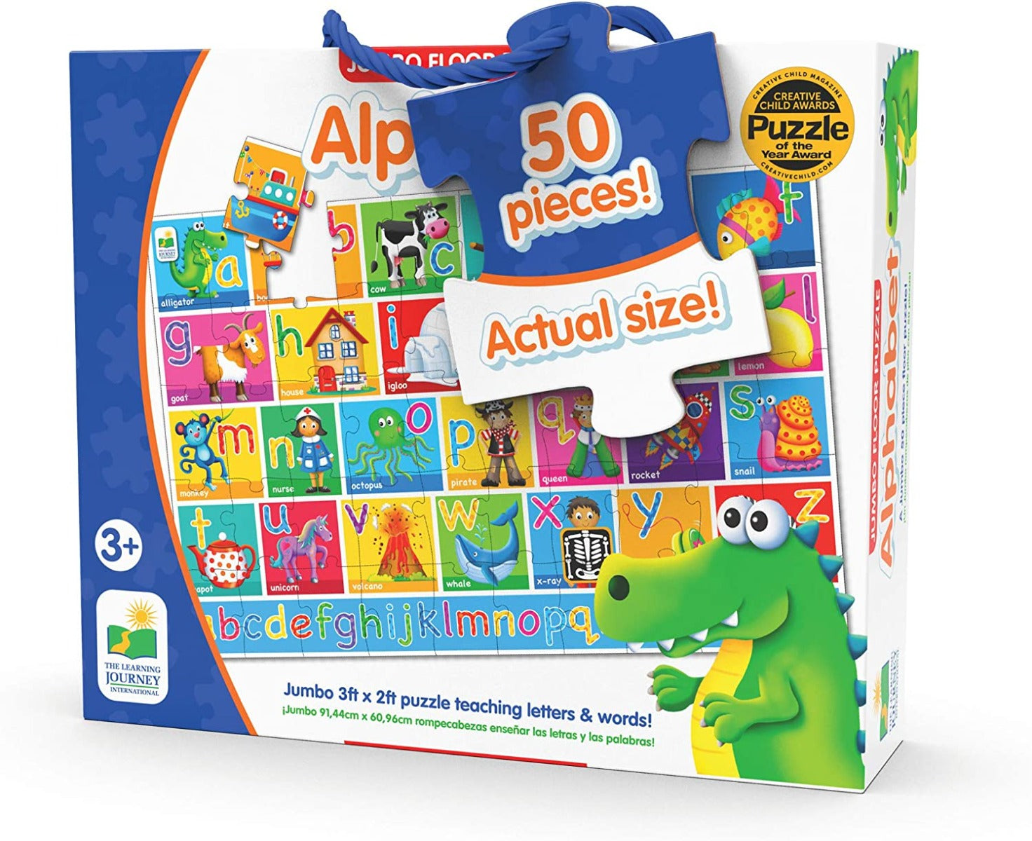 The Learning Journey Jumbo Floor Puzzle, 50pcs (2 Designs)