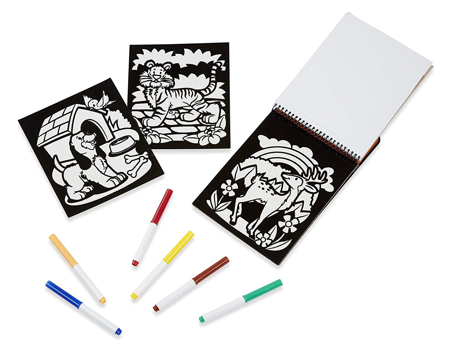 Melissa & Doug On the Go Magic Velvet Travel Activity Kit - Animal